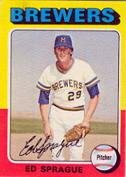 1975 Topps Baseball Cards      076      Ed Sprague